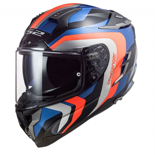 LS2 CHALLENGER GALACTIC MAV-TURUNCU KASK