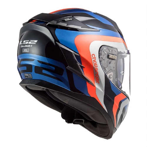 LS2 CHALLENGER GALACTIC MAV-TURUNCU KASK