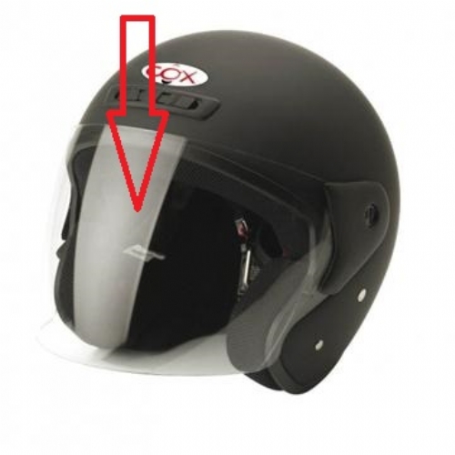 COX JET KASK CAMI BEYAZ
