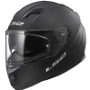 LS2 STREAM EVO MAT SYAH KASK