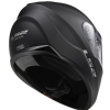 LS2 STREAM EVO MAT SYAH KASK