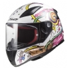 LS2 RAPID MINI CRAZY POP BEYAZ-PEMBE OCUK KASK