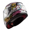 LS2 RAPID MINI CRAZY POP BEYAZ-PEMBE OCUK KASK