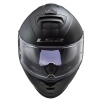 LS2 STORM 2 MAT SYAH KASK