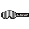LS2 CHARGER PLUS GOOGLES MOTOKROS GZLK (IRIDIUM CAMLI) SYAH